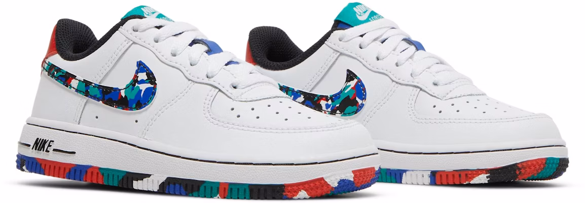 (Preschool) Nike Air Force 1 Low 'Melted Crayon' CU4634-100 - CU4634-100 - Novelship