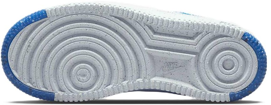 (PS) Nike Force 1 Crater Flyknit Low Sepatu Santai Skate Biru 'Putih' DN4182-100 Details for (PS) Nike Force 1 Crater Flyknit Low Sepatu Santai Skate Biru 'Putih' DN4182-100