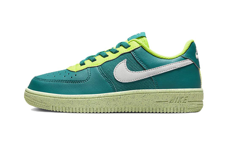 (Youth) Nike Force 1 Crater Next Nature 'Bright Spruce Volt'