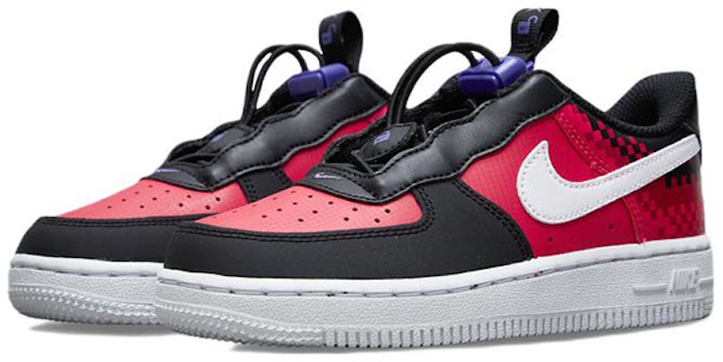 (Preschool) Nike Force 1 Toggle SE 'Black Red' DN3322-600 Lookbook (Preschool) Nike Force 1 Toggle SE 'Black Red' DN3322-600