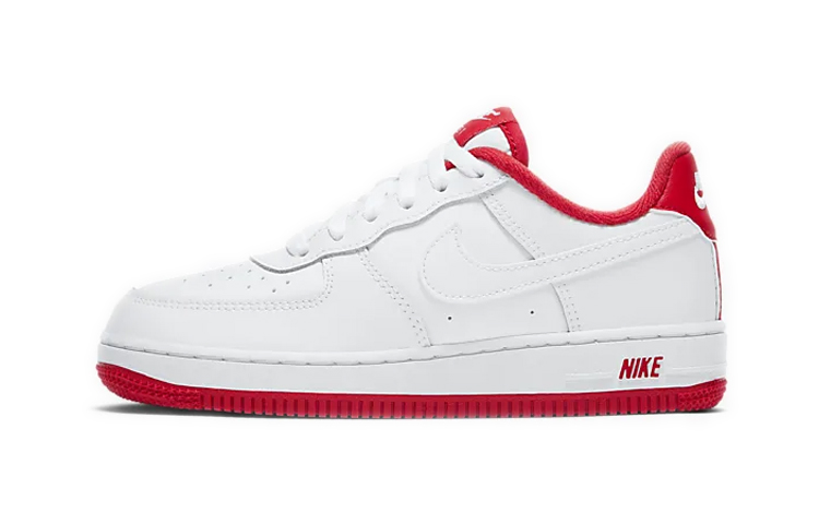 (PS) Nike Air Force 1 Low White University Red (PS) 'White University Red (PS)'