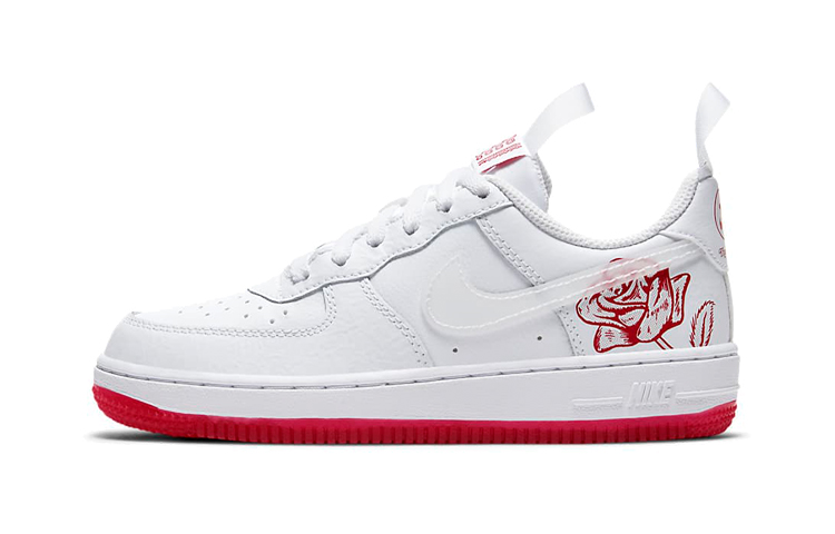 Buy 中童 Nike Air Force 1 Low LV8 3 低筒 板鞋 白紅