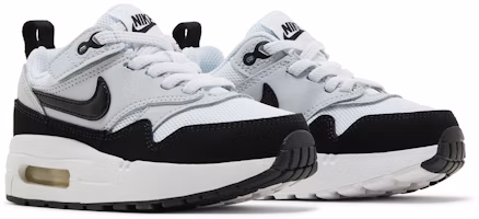 中童 Nike Air Max 1 防滑耐磨 低筒 童鞋跑步鞋 黑灰色 Cheap 中童 Nike Air Max 1 防滑耐磨 低筒 童鞋跑步鞋 黑灰色