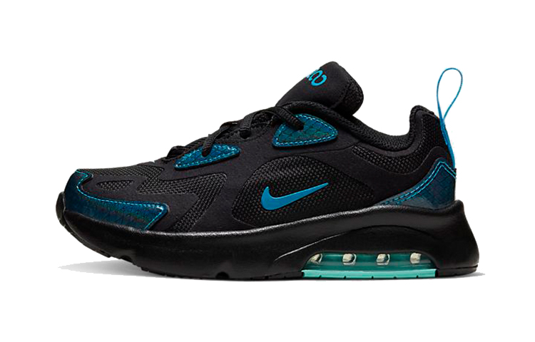 Nike air max 200 black preschool kids' shoe outlet