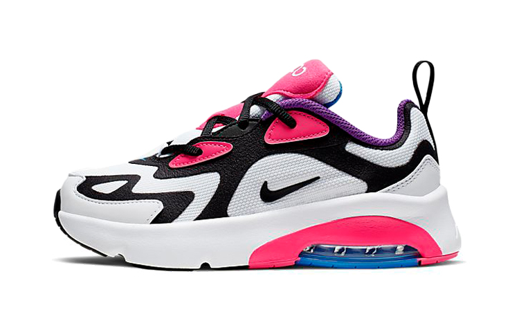 Buy 中童 Nike Air Max 200 Hyper Pink 低筒 跑步鞋 白粉黑