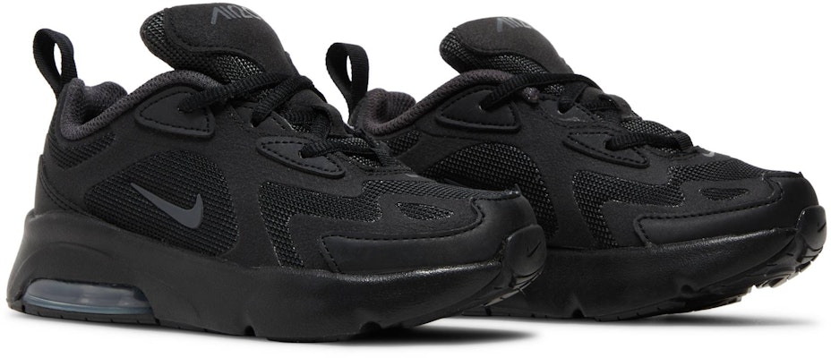 (PS) Nike Air Max 200 'Triple Black' Hitam Solid AT5628-001 Cheap (PS) Nike Air Max 200 'Triple Black' Hitam Solid AT5628-001