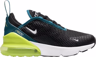 (Preschool) Nike Air Max 270 'Black Bright Spruce Volt' AO2372-026 (Preschool) Nike Air Max 270 'Black Bright Spruce Volt' AO2372-026
