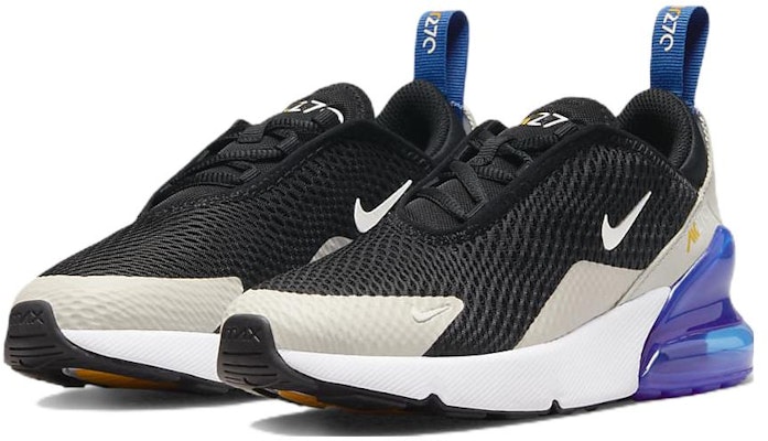 (學齡前) Nike Air Max 270 '黑色遊戲皇家藍' AO2372-050 Lookbook (學齡前) Nike Air Max 270 '黑色遊戲皇家藍' AO2372-050