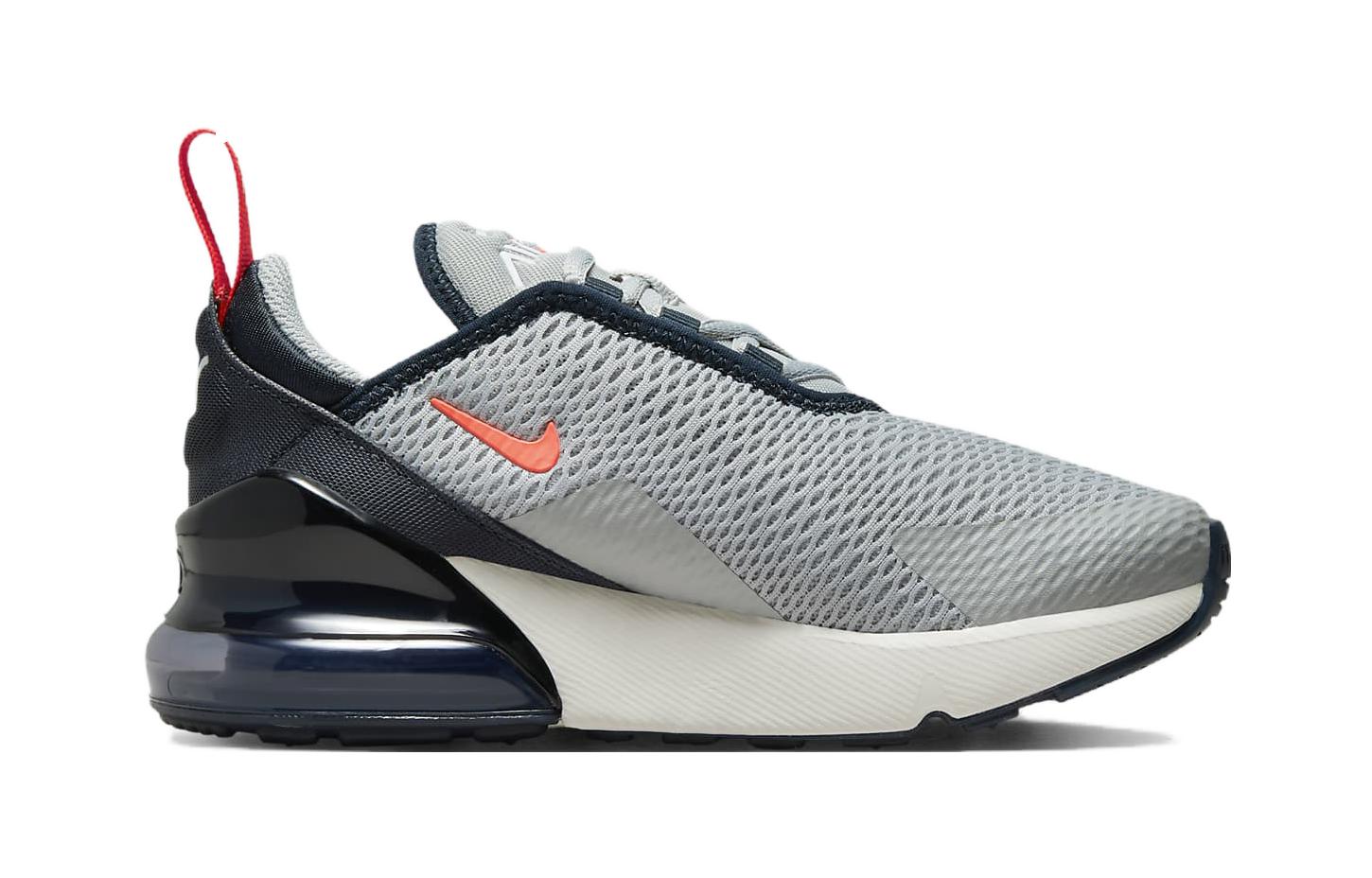 (PS) Nike Air Max 270 'Light Smoke Grey Bright Crimson' 圖 2