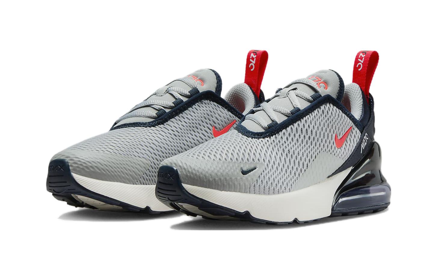 (PS) Nike Air Max 270 'Light Smoke Grey Bright Crimson' 圖 3