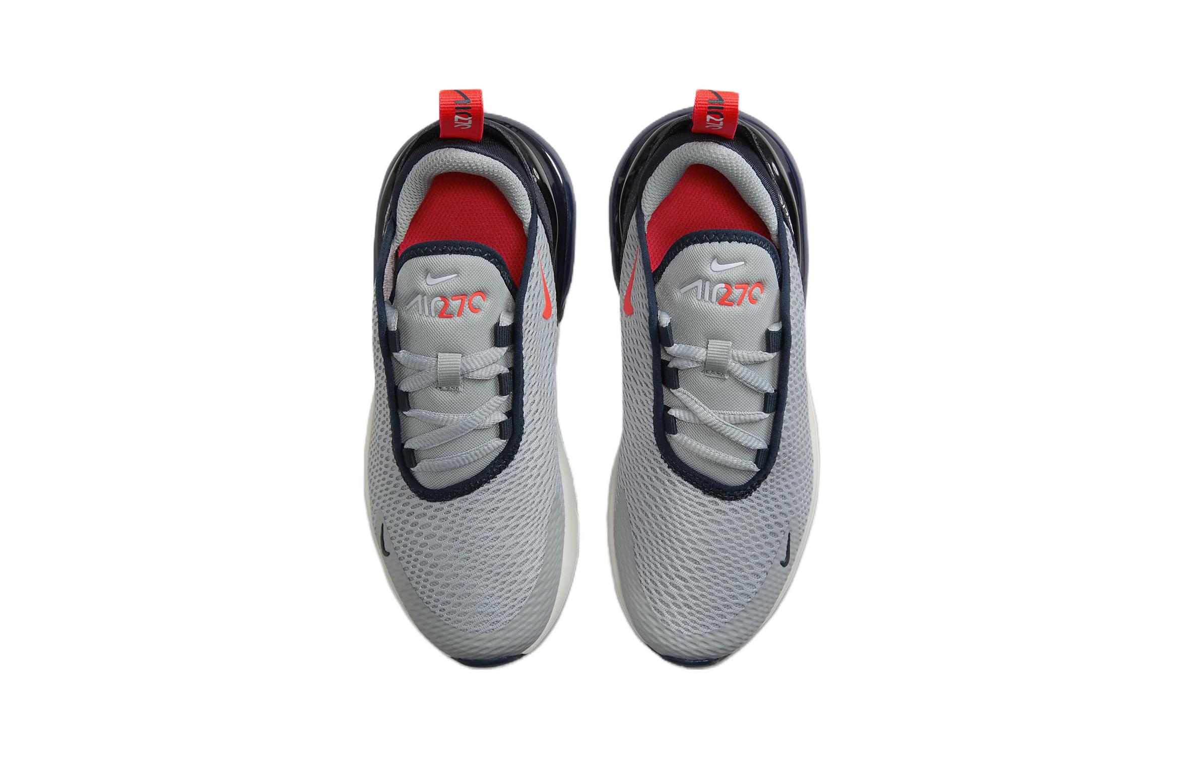 (PS) Nike Air Max 270 'Light Smoke Grey Bright Crimson' 圖 4