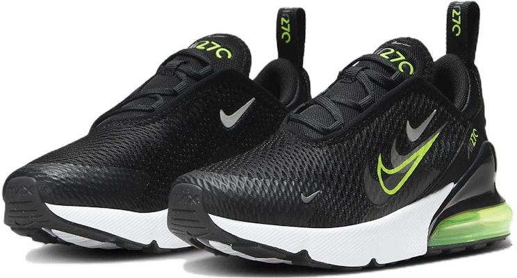 (Preschool) Nike Air Max 270 'Multi-Swoosh - Black Volt' FV7018-001 Lookbook (Preschool) Nike Air Max 270 'Multi-Swoosh - Black Volt' FV7018-001