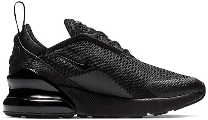 中童 Nike Air Max 270 舒適百搭 耐磨 兒童休閒鞋 純黑 Order 中童 Nike Air Max 270 舒適百搭 耐磨 兒童休閒鞋 純黑