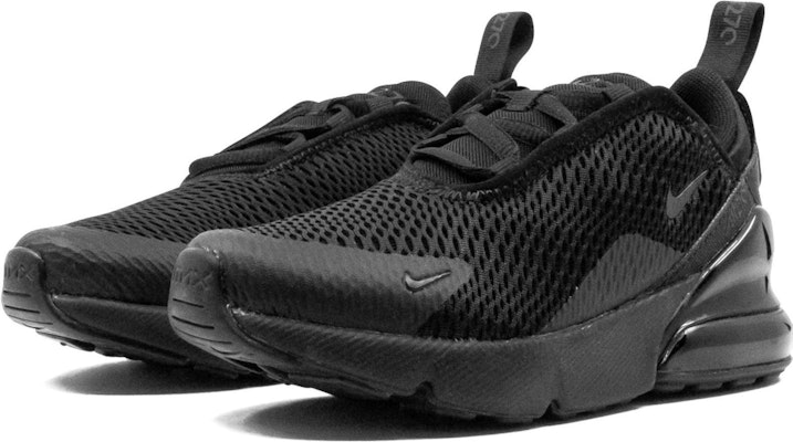 中童 Nike Air Max 270 舒適百搭 耐磨 兒童休閒鞋 純黑 Shop 中童 Nike Air Max 270 舒適百搭 耐磨 兒童休閒鞋 純黑