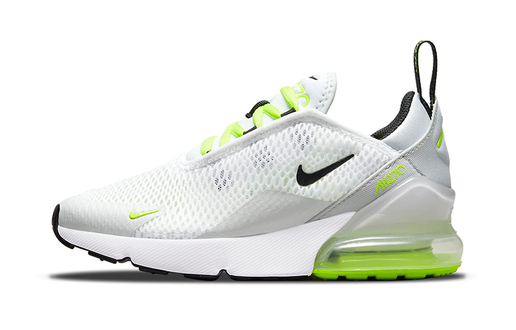 Buy (PS) 耐克Air Max 270 '白 荧光绿' DO1383-100