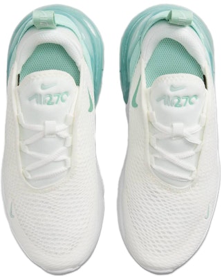 中大童 Nike Air Max 270 減震耐磨 兒童休閒鞋 白青 Shop 中大童 Nike Air Max 270 減震耐磨 兒童休閒鞋 白青