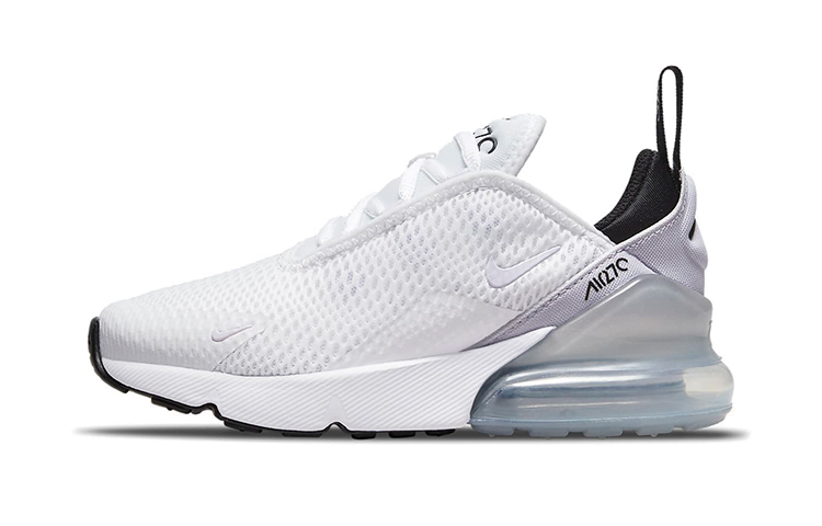 (Preschool) Nike Air Max 270 'White Metallic Silver' AO2372-159