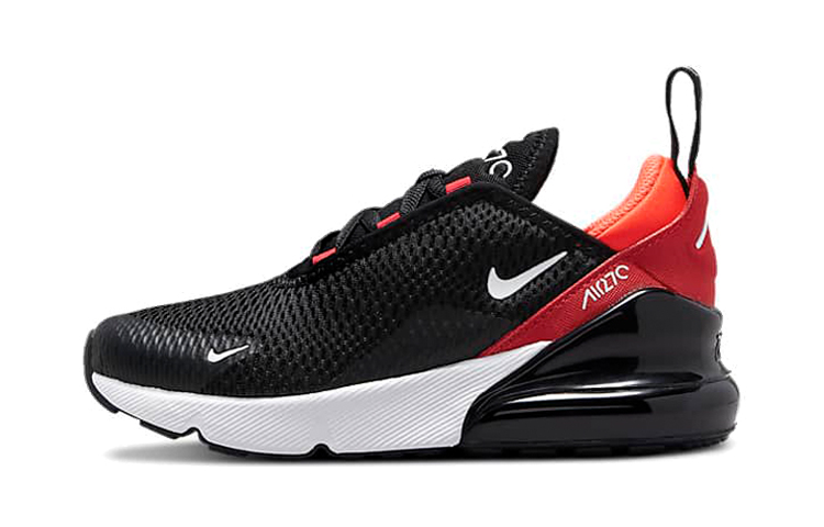 Buy BP幼童 Nike Air Max 270 氣墊 減震防滑 低幫跑步鞋 黑紅
