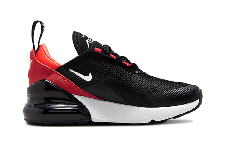 Order BP幼童 Nike Air Max 270 氣墊 減震防滑 低幫跑步鞋 黑紅