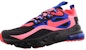 (PS) Nike Air Max 270 React 'Hitam Flash Crimson' CT1733-001