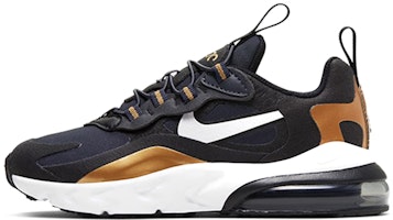 (Preschool) Nike Air Max 270 React 'Metallic Gold' BQ0102-005 (Preschool) Nike Air Max 270 React 'Metallic Gold' BQ0102-005