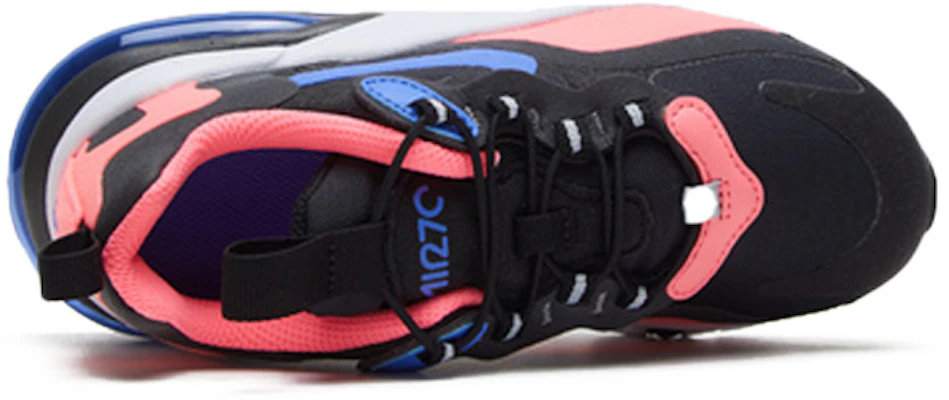 Preschool Nike Air Max 270 React Pink Black Blue BQ0102 024