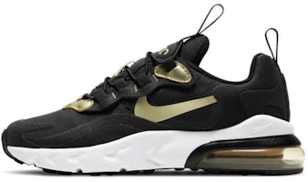 (Preschool) Nike Air Max 270 RT /Gold 'Black' BQ0102-018 (Preschool) Nike Air Max 270 RT /Gold 'Black' BQ0102-018