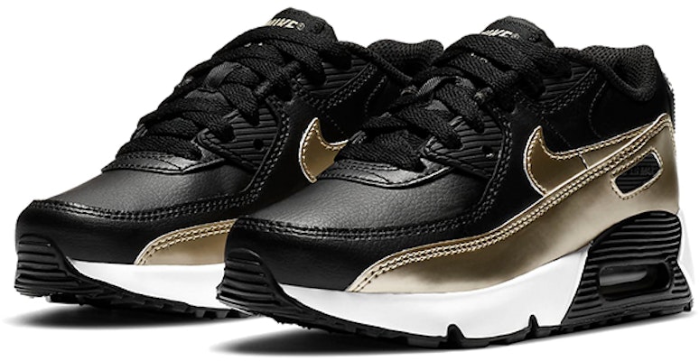 (PS) Nike Air Max 90 'Negro Oro Metálico Estrella' CD6867-008 Lookbook (PS) Nike Air Max 90 'Negro Oro Metálico Estrella' CD6867-008