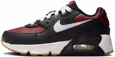 (Preschool) Nike Air Max 90 'Black Team Red Gum Light Brown White' CD6867-024 (Preschool) Nike Air Max 90 'Black Team Red Gum Light Brown White' CD6867-024