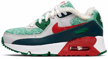 (Preschool) Nike Air Max 90 'Christmas Sweater' DC1622-100 (Preschool) Nike Air Max 90 'Christmas Sweater' DC1622-100