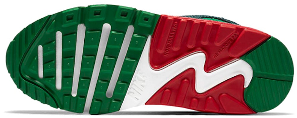 幼童 Nike Air Max 90 “聖誕節 2020” 復古休閒低筒跑步鞋 綠紅白 Details for 幼童 Nike Air Max 90 “聖誕節 2020” 復古休閒低筒跑步鞋 綠紅白