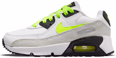 (Preschool) Nike Air Max 90 'Reflective Logo - White Volt' CD6867-112 (Preschool) Nike Air Max 90 'Reflective Logo - White Volt' CD6867-112