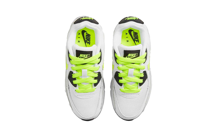 Shop (PS) Nike Air Max 90 ''Logo Réfléchissant - Blanc Volt'' CD6867-112