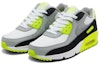 Lookbook 中童 Nike Air Max 90 Ltr BP 防滑耐磨 跑步鞋 白灰黃