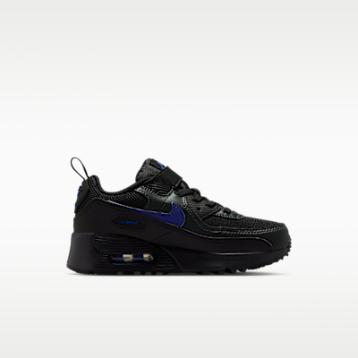 Lookbook (PS) Nike Air Max 90 Zwart/Donker Grijs/Racer Blauw IV7239-008