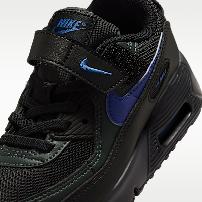 Sizing (PS) Nike Air Max 90 Zwart/Donker Grijs/Racer Blauw IV7239-008
