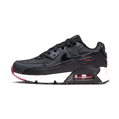 (PS) Nike Air Max 90 Leather 'Black Team Red'