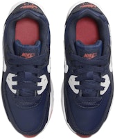 中童 Nike Air Max 90 LTR BP 減震耐磨 兒童休閒鞋 藍白 Shop 中童 Nike Air Max 90 LTR BP 減震耐磨 兒童休閒鞋 藍白