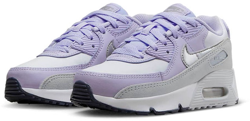 (Preschool) Nike Air Max 90 Leather 'Violet Frost' CD6867-123 Lookbook (Preschool) Nike Air Max 90 Leather 'Violet Frost' CD6867-123