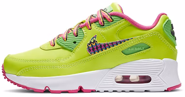 (Preschool) Nike Air Max 90 Leather 'Volt Fire Pink' CW5797-700 (Preschool) Nike Air Max 90 Leather 'Volt Fire Pink' CW5797-700