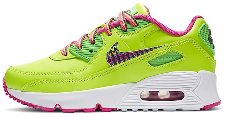 (Preschool) Nike Air Max 90 Leather 'Volt Fire Pink' CW5797-700 Buy (Preschool) Nike Air Max 90 Leather 'Volt Fire Pink' CW5797-700