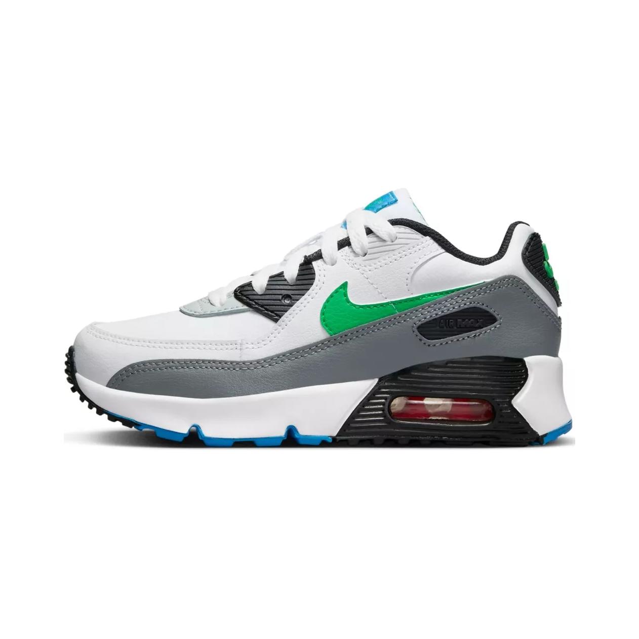 (Preschool) Nike Air Max 90 Leather 'White Stadium Green' DV3608-102