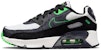 (PS) Nike Air Max 90 Kulit SE 'Hitam Scream Green' DN4377-001