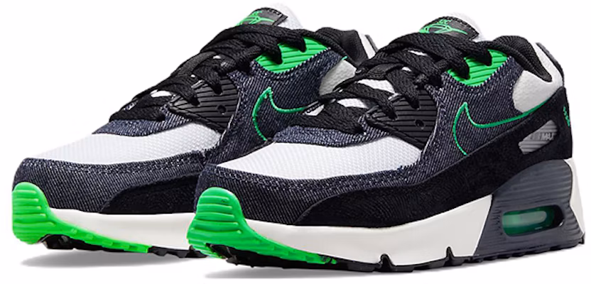(PS) Nike Air Max 90 Leather SE 'Negro Scream Green' DN4377-001 Lookbook (PS) Nike Air Max 90 Leather SE 'Negro Scream Green' DN4377-001