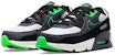 (PS) Nike Air Max 90 Kulit SE 'Hitam Scream Green' DN4377-001