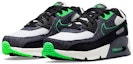 Lookbook (PS) Nike Air Max 90 Kulit SE 'Hitam Scream Green' DN4377-001