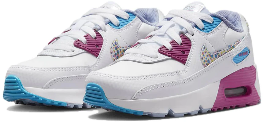 (學齡前)Nike Air Max 90 皮革 SE “亮麗色彩” DV1844-100 Order (學齡前)Nike Air Max 90 皮革 SE “亮麗色彩” DV1844-100