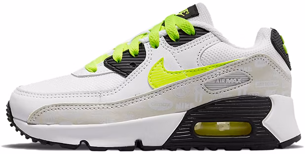 preschool-nike-air-max-90-low-top-white-green-cd-6867-112