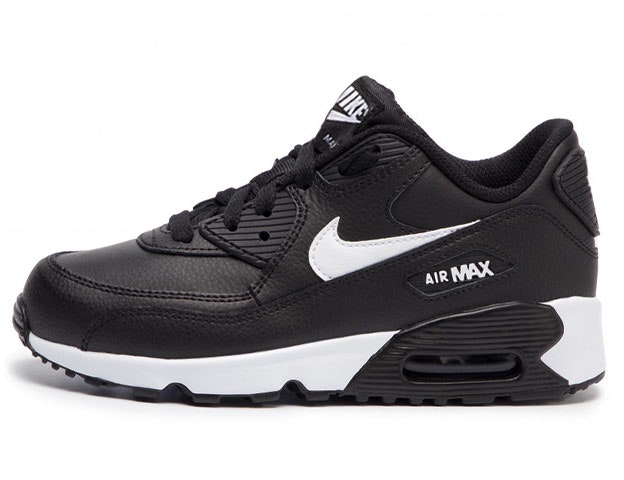 preschool-nike-air-max-90-ltr-leather-low-top-black-white-833414-025