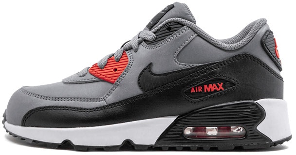 preschool-nike-air-max-90-ltr-leather-low-top-gray-black-833414-010